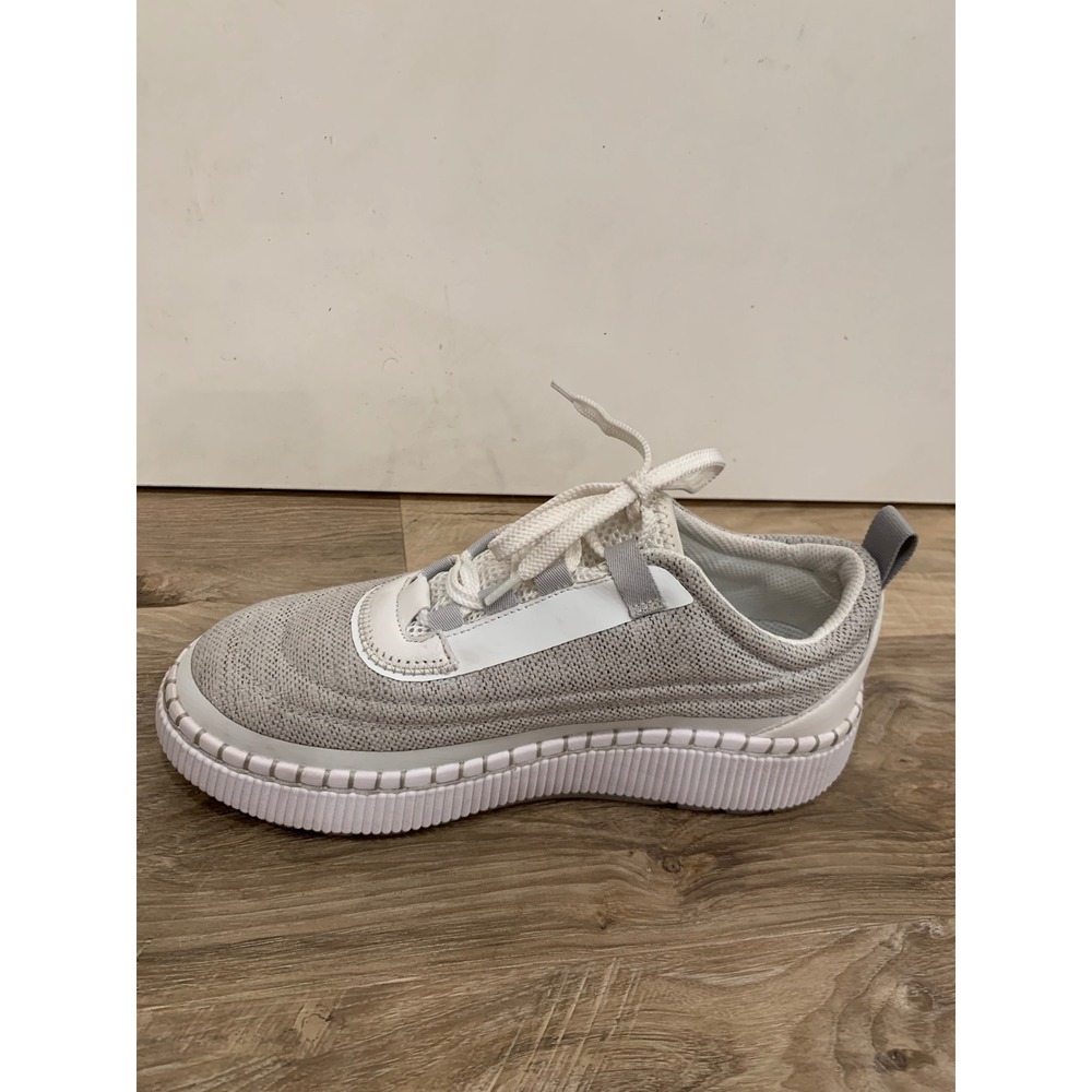 Cougar Sayah Size 8 Knit‎ Mesh Platform Minimalist Neutral Sneakers Womens